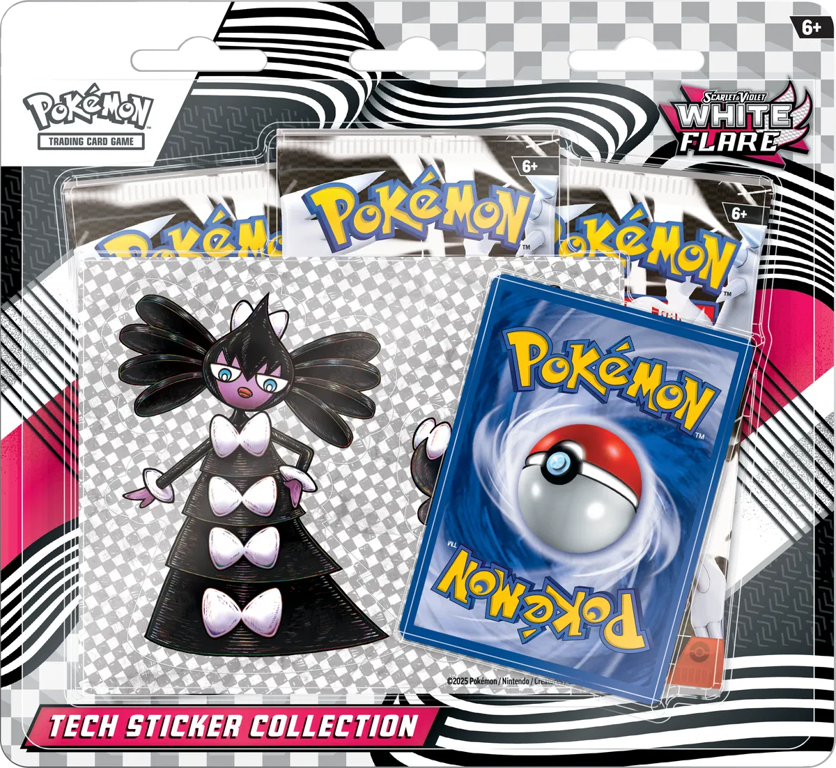 White Flare Tech Sticker Collection [Gothitelle]