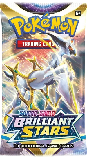 Pokemon Sword & Shield Brilliant Stars Booster Pack