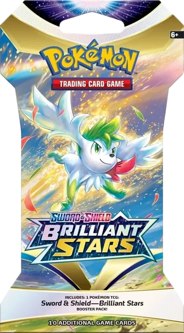 Pokemon Sword & Shield Brilliant Stars Sleeved Booster Pack