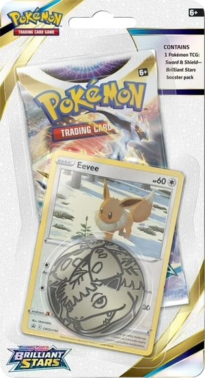 Pokemon Sword & Shield Brilliant Stars Premium Checklane Blister [Eevee]