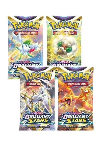 Pokemon Sword & Shield Brilliant Stars Art Set [4 Booster Packs]