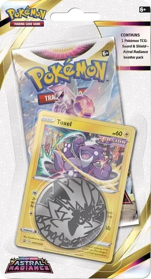Pokemon Sword & Shield Astral Radiance Premium Checklane Blister [Toxel]