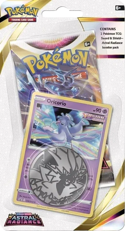 Pokemon Sword & Shield Astral Radiance Premium Checklane Blister [Oricorio]