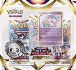 Pokemon Sword & Shield Astral Radiance 3-Pack Blister [Sylveon]