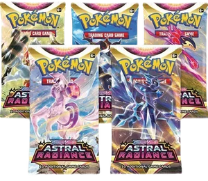 Pokemon Sword & Shield Astral Radiance Art Set [5 Booster Packs]