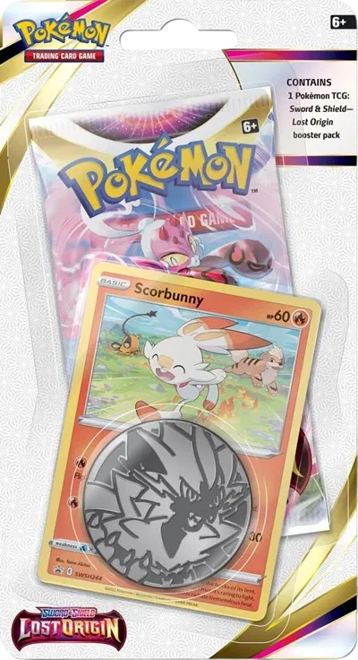 Pokémon Lost Origin Single Pack Blister [Scorbunny]