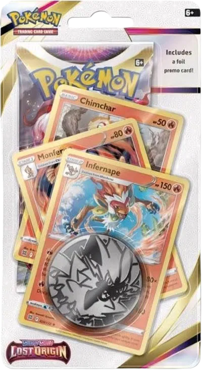 Pokémon Lost Origin Single Pack Blister [Chimchar Evolution Line]
