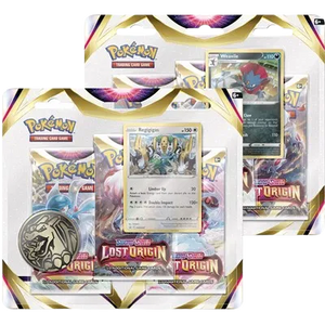 Pokémon Lost Origin 3-Pack Blister Set [Regigigas & Weavile]