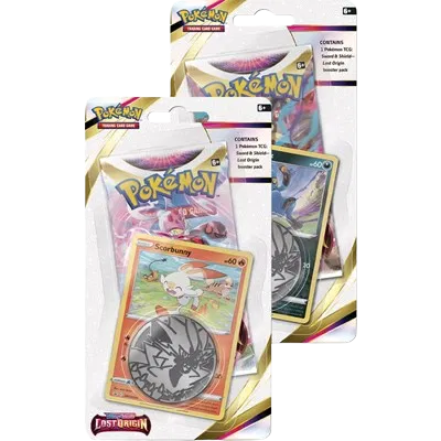 Pokémon Lost Origin Single Pack Blister Set [Scorbunny & Croagunk]