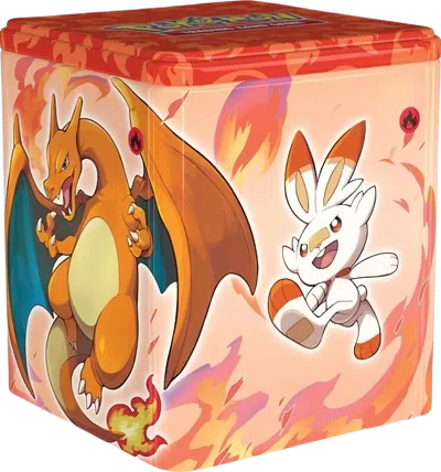 Pokémon Stacking Tin [Fire Type Charizard & Scorbunny]