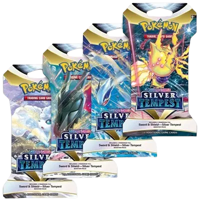 Pokémon Silver Tempest Art Set [4 Sleeved Booster Packs]