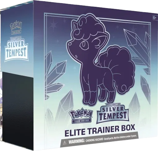 Pokémon Silver Tempest Elite Trainer Box [Alolan Vulpix]