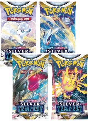 Pokémon Silver Tempest Art Set [4 Booster Packs]