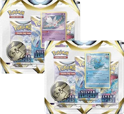 Pokémon Silver Tempest 3-Pack Blister Bundle [Togetic & Manaphy]