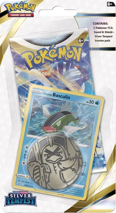 Pokémon Silver Tempest Single Pack Blister [Hisuian Basculin]