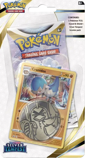 Pokémon Silver Tempest Single Pack Blister [Cranidos]