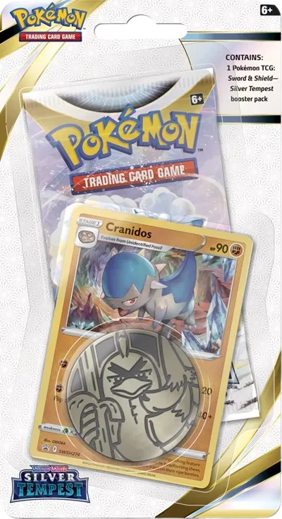 Pokémon Silver Tempest Single Pack Blister [Cranidos]