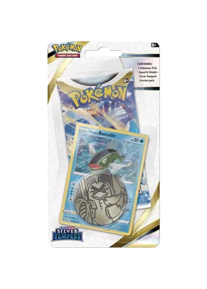 Pokémon Silver Tempest Single Pack Blister Bundle [Hisuian Basculin & Cranidos]