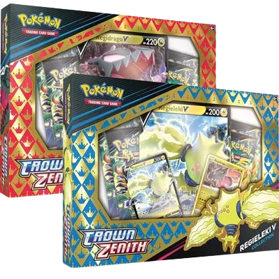 Pokémon Crown Zenith Collection Bundle [Regieleki V & Regidrago V]