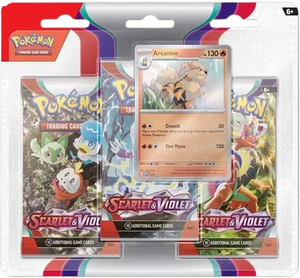 Pokémon Scarlet & Violet 3-Pack Blister [Arcanine]