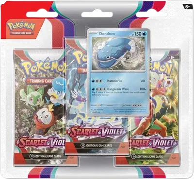 Pokémon Scarlet & Violet 3-Pack Blister [Dondozo]