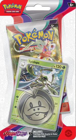 Pokémon Scarlet & Violet Single Pack Blister [Spidops]