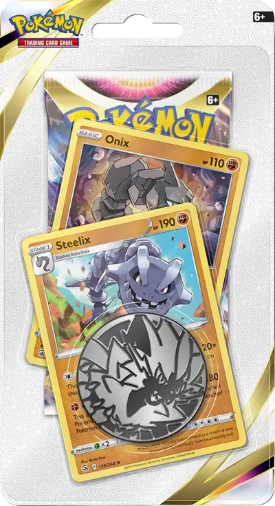 Pokemon Sword & Shield Astral Radiance Premium Checklane Blister [Onix Evolution Line]