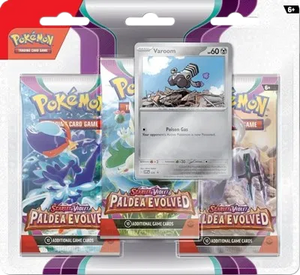 Pokémon Paldea Evolved 3-Pack Blister [Varoom]