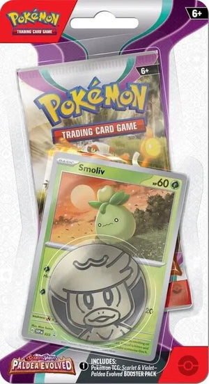 Pokémon Paldea Evolved Single Pack Blister [Smoliv]