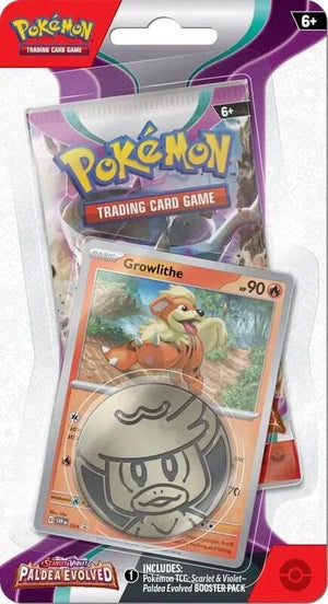 Pokémon Paldea Evolved Single Pack Blister [Growlithe]