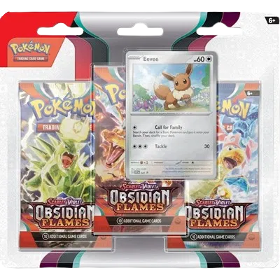 Pokémon Obsidian Flames 3-Pack Blister [Eevee]
