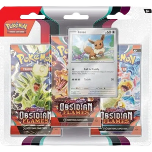 Pokémon Obsidian Flames 3-Pack Blister [Eevee]