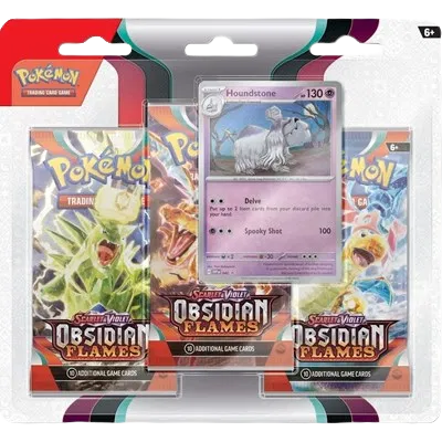 Pokémon Obsidian Flames 3-Pack Blister [Houndstone]