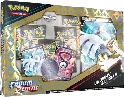 Pokémon Crown Zenith Special Collection [Unown V & Lugia V]