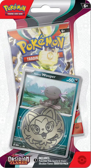 Pokémon Obsidian Flames Single Pack Blister [Paldean Wooper]