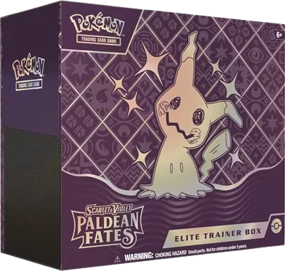 Paldean Fates Pokemon Center Elite Trainer Box [Shiny Mimikyu]