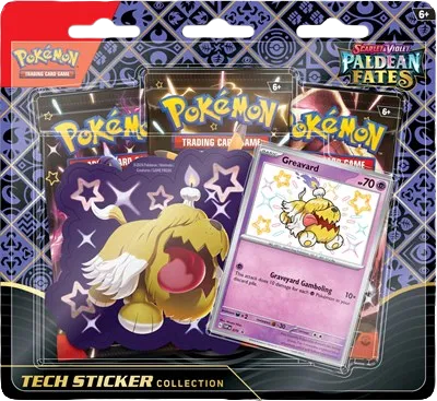 Paldean Fates Tech Sticker Collection [Shiny Greavard]