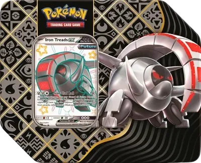 Paldean Fates Tin [Shiny Iron Treads ex]