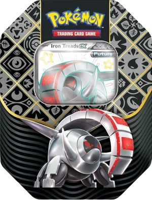 Paldean Fates International Tin [Shiny Iron Treads ex]