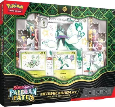 Paldean Fates Meowscarada ex Premium Collection