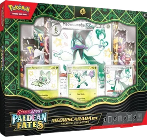 Paldean Fates Meowscarada ex Premium Collection