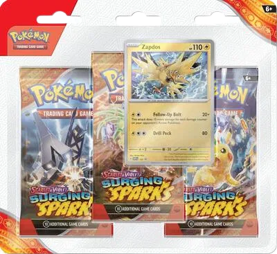 Surging Sparks Triple Blister Pack [Zapdos]