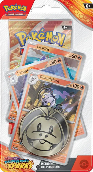Surging Sparks Premium Checklane Blister [Litwick Evolution Line]