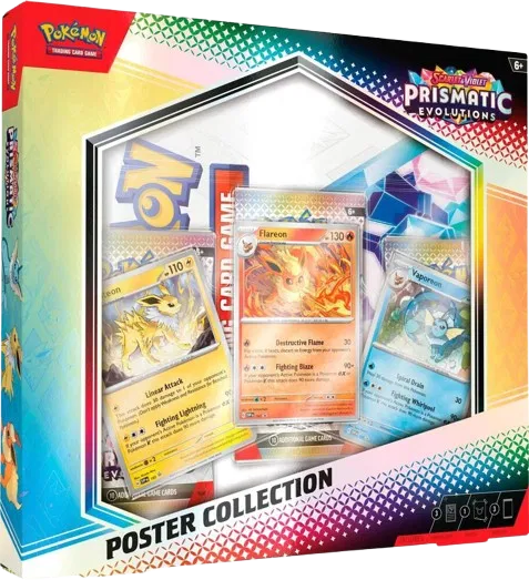 Prismatic Evolutions Poster Collection [Flareon Vaporeon Jolteon]
