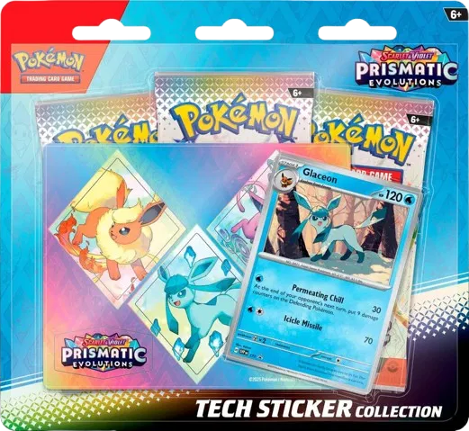 Prismatic Evolutions Tech Sticker Collection [Glaceon]