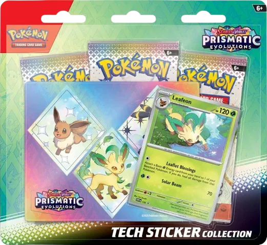 Prismatic Evolutions Tech Sticker Collection [Leafeon]