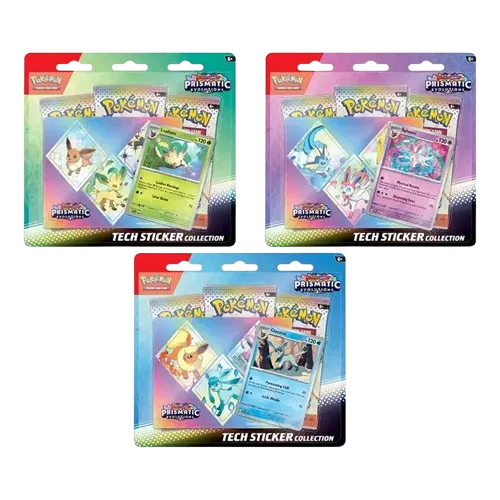 Prismatic Evolutions Tech Sticker Collection [Assorted]