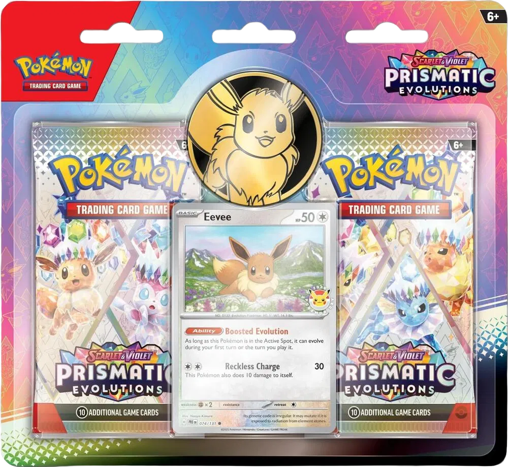 Prismatic Evolutions 2-Pack Blister [Eevee Pokémon Day 2025]
