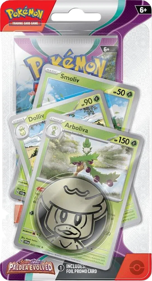 Pokémon Paldea Evolved Single Pack Blister [Arboliva]