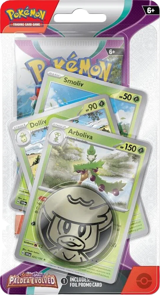 Pokémon Paldea Evolved Single Pack Blister [Arboliva]